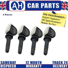 4x Pre-Coded Tpms Tyre