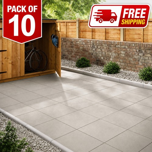 Concrete garden paving slabs - concrete,