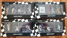 Minichamps 1:43 Pit Stop F1 Figures Williams Complete Collection of Four Sets