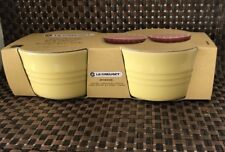 Set of 2 Le Creuset  Ramekins Stoneware 0.2L Elysees Yellow ( BNIB)