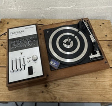 ALBA Stereophonic Wooden Record Player & speakers untested COLLECTION ONLY