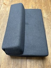 Grey Small Double Foam Sofa Bed With Removable Covers