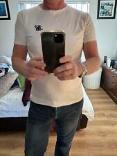 Sik Silk White  Tshirt Size M