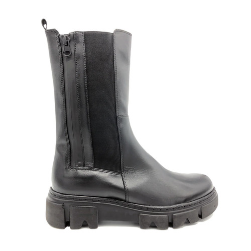 Gabor tall black leather