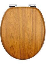 Fanmitrk Oak Wood Toilet