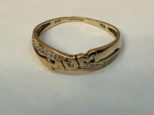 9ct gold mum ring - 9ct,