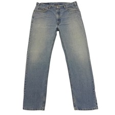 Vintage Levi's 505 Jeans Blue Mens 38W 34L Regular Straight Fit 90s Red Tab