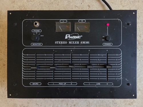 Phonic 501 mixer - phonic,