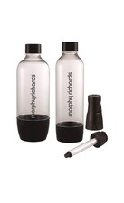 Morphy Richards Soda System Sparkling Fizzy Water Soda Stream Twin Pack