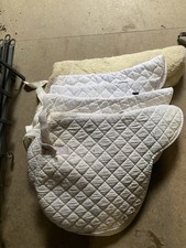 White Numnahs Pony Size