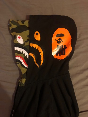 Bape undefeated shark hoodie - x,