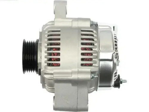Alternator with belt - , pulley