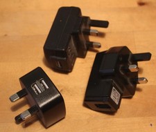 mains to usb plug socket x 3