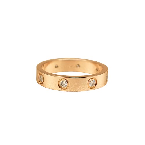 Cartier ring small 18k rose