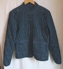 Henri Lloyd Quilted Jacket - Diamond Pattern - Navy Blue - Women's Size L 