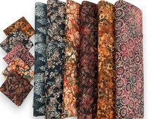 Autumn Batik Fabric Cotton