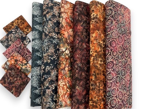 Autumn batik fabric cotton - autumn,