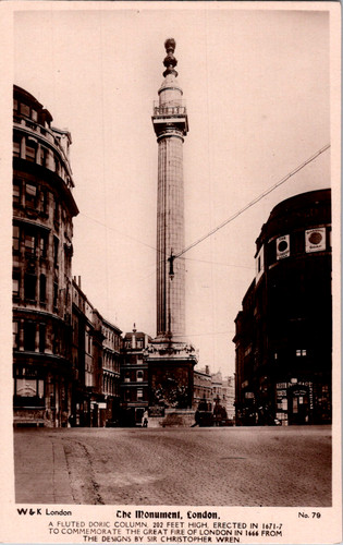 Vintage postcard the monument - vintage,