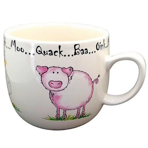 Farm animals mug - farm,