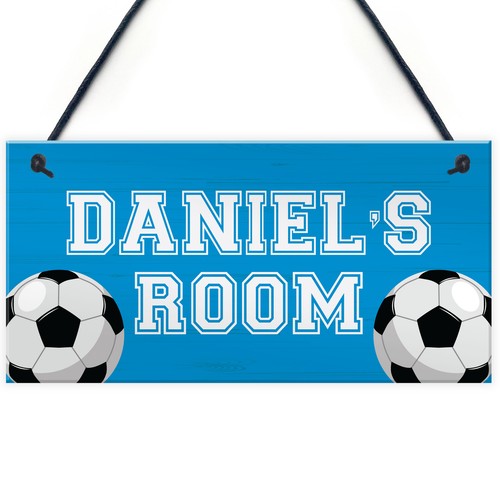 Football room door - football,