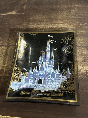 Walt disney glass trinket tray - walt,