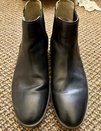 Clarks men black leather - black,