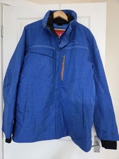 Mens Ski Jacket XXL Eider brand Blue With Orange Accents Excellent Condition