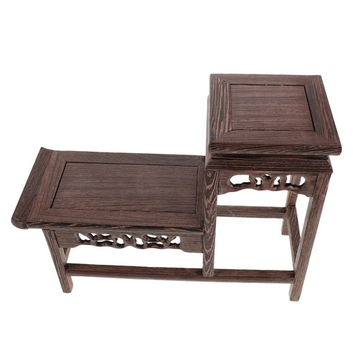Small wood risers rustic side - small,