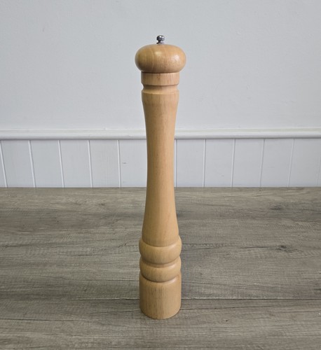 Large wooden pepper mill - pepper,