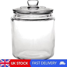 Elegant glass biscotti jar - biscotti,