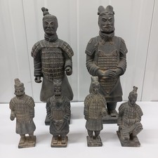 Set of 6 Chinese Terracotta