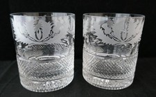 Vintage set of 2 Old Fashioned