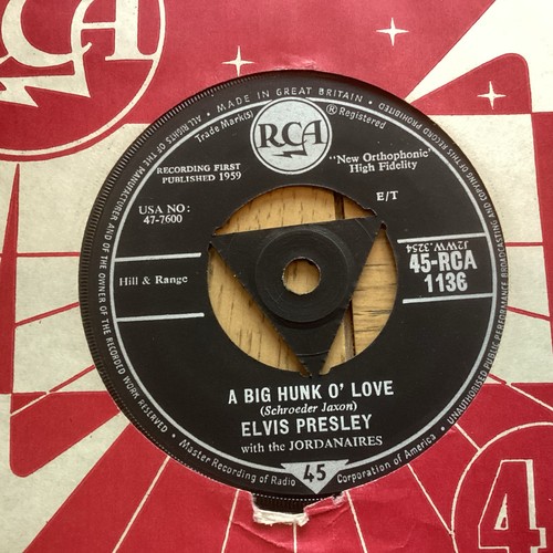 Elvis presley big hunk - elvis,