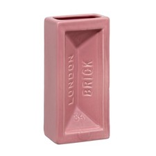 London Brick Vase in Pink-