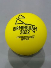  BIRMINGHAM COMMONWEALTH GAMES RARE  2022 OFFICIAL SPONGE BALL YELLOW 