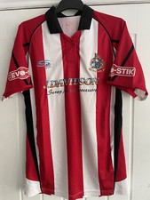 ALTRINCHAM FC - MATCH WORN & SIGNED SHIRT