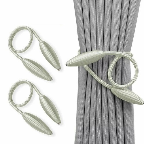 Pair twist curtain - of,