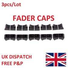 Fader Knob Cap Touch Sensitive Slider Ribbed Mixer Desk Switch Knob Black