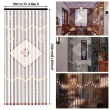 90x208cm wooden bamboo beaded - 90x208cm,