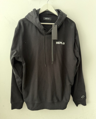 Replay men black logo - replay, cotton