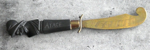 Brass letter opener - letter,