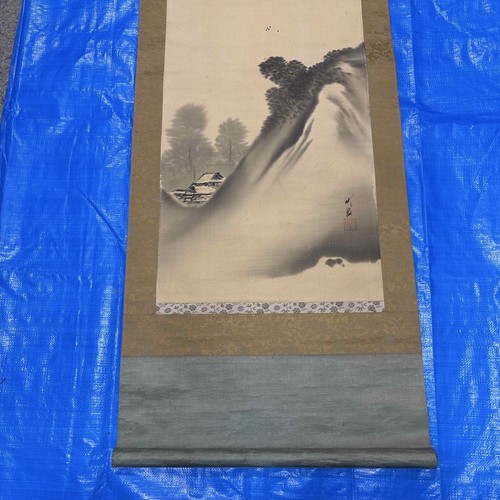 Japanese ink wash kakejiku - ink,