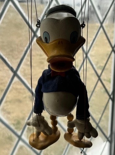 Vintage donald duck wooden - duck,