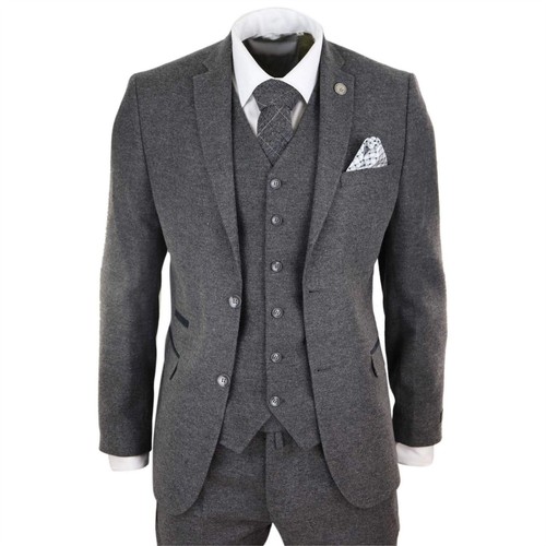 Mens wool tweed - mens, 3