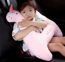 1 PC Children Car Pillow Sleep For Long Car Rides, Comfortable, Pink Colour