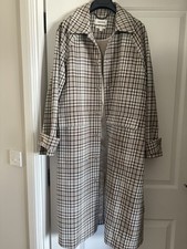 Jaeger Check Coat, Size 14 BNWOT 