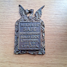 VINTAGE MILNERS SAFE BRASS