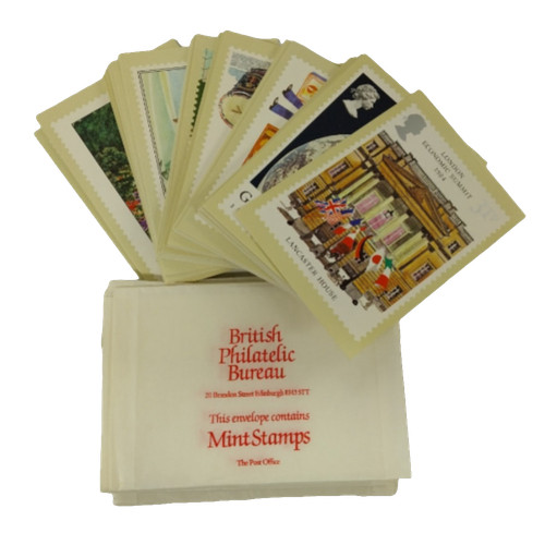 British phq stamp cards - phq,