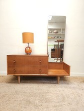 Mid Century Dressing Table Meredew Vintage Light Oak Retro Stylish DELIVERY