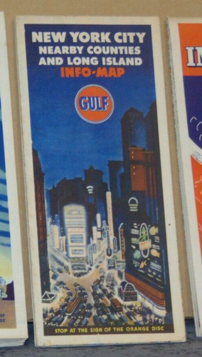1948 gulf oil road - 1948, map